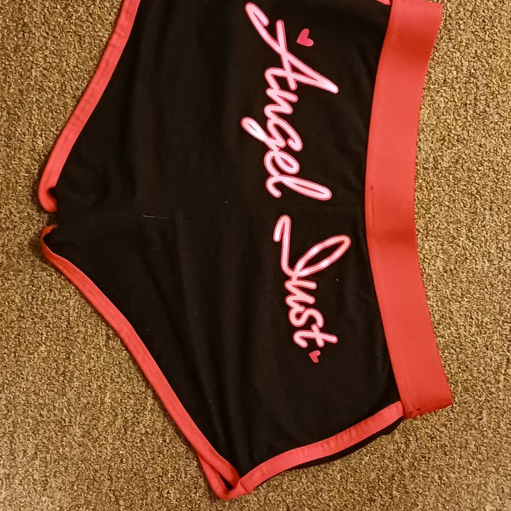 Hazbin Hotel Angel Dust Shorts - Picture 2 of 2